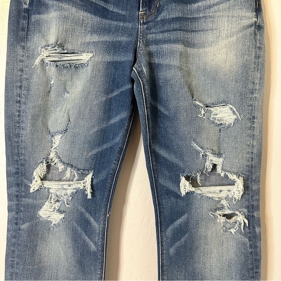 💝AE High-Rise Slim Straight Leg Stretch X NWT Women's Jean 12S - Picture 2 of 11